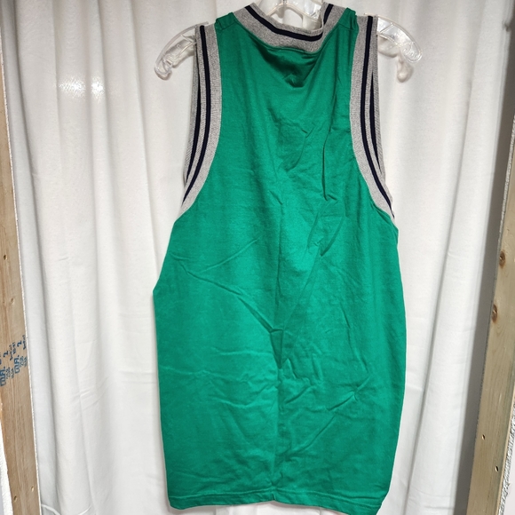 Vintage 80s Wilson Mens XL Sleeveless Athletic Dept Wear Tank Top Green Shirt - Picture 2 of 6